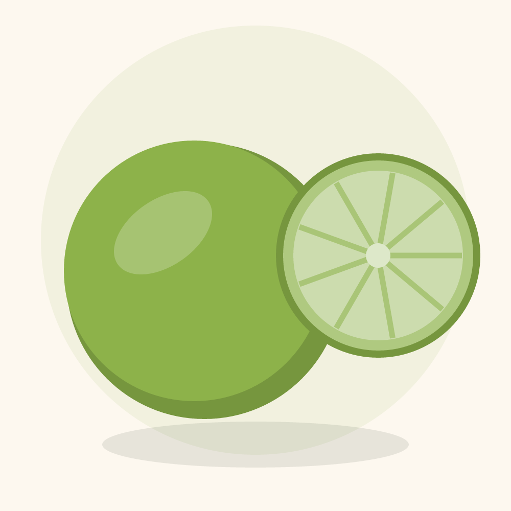 Desert lime illustration