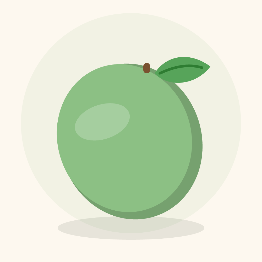 Ice cream bean illustration