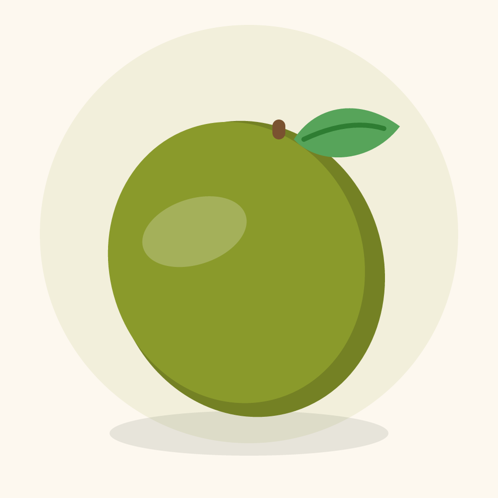 Monkey orange illustration