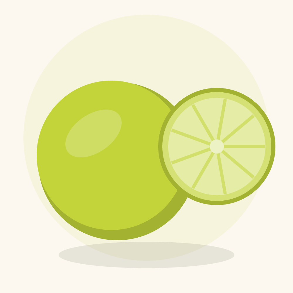 Sweet lime illustration