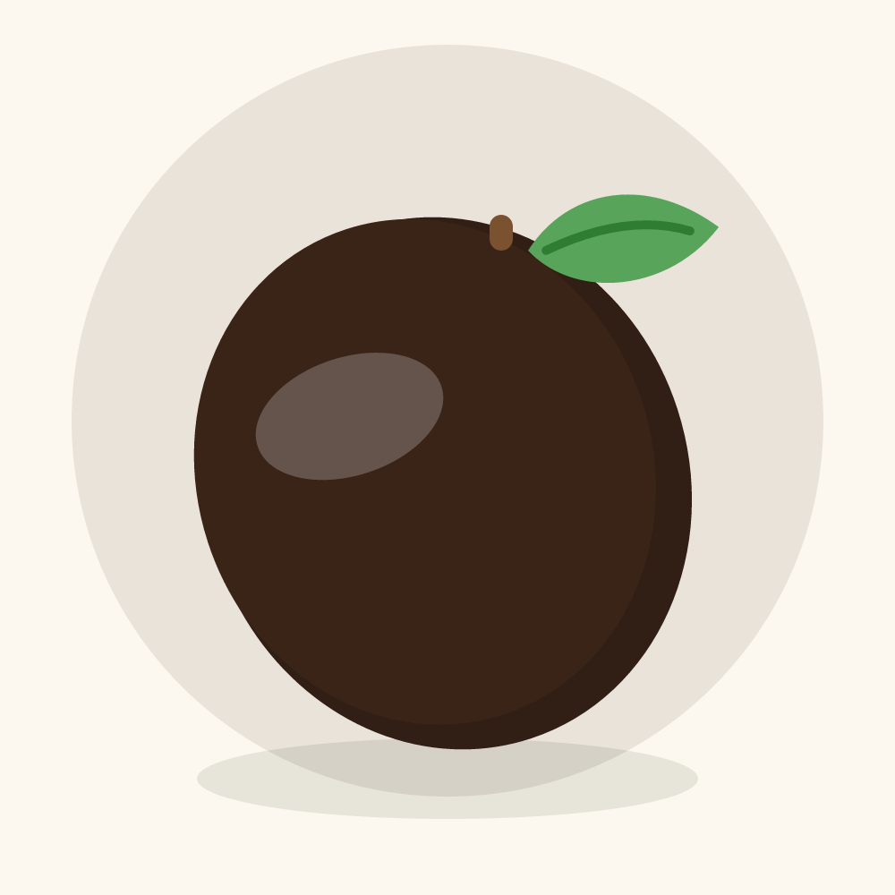Velvet tamarind illustration